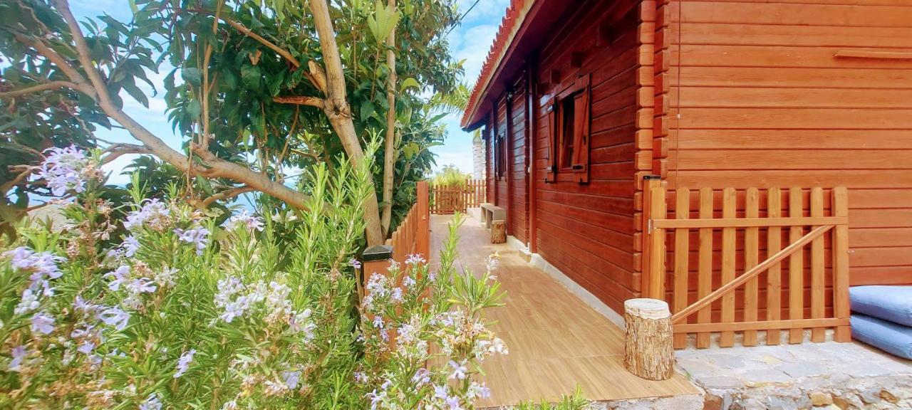 Cabana Los Palmeros, Vista Al Mar Y La Montana Alojera ภายนอก รูปภาพ