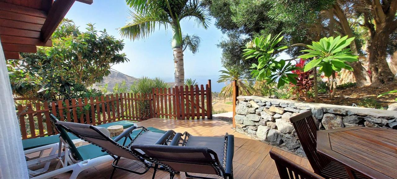 Cabana Los Palmeros, Vista Al Mar Y La Montana Alojera ภายนอก รูปภาพ