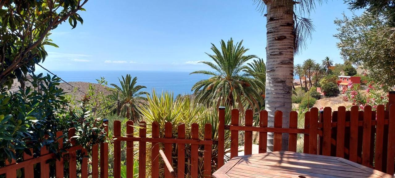 Cabana Los Palmeros, Vista Al Mar Y La Montana Alojera ภายนอก รูปภาพ