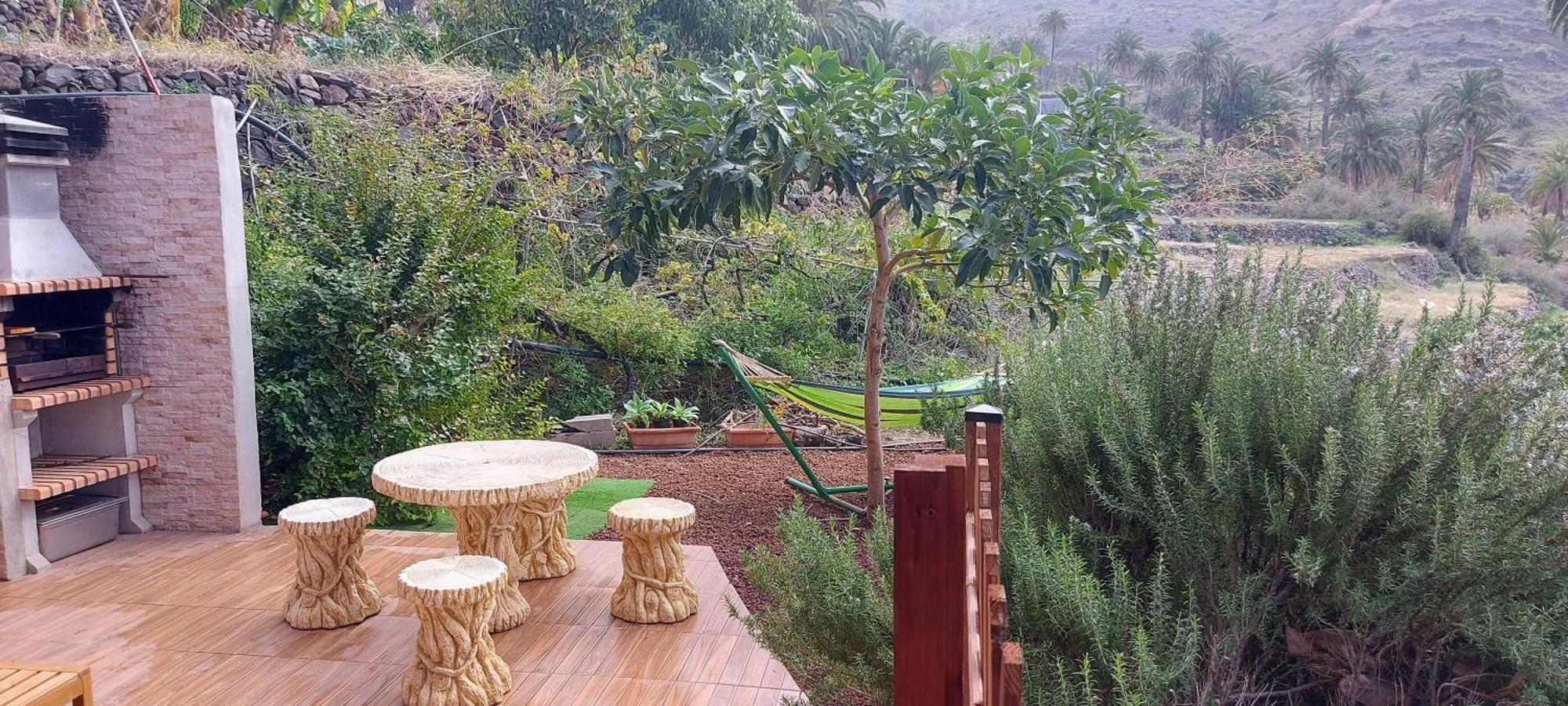 Cabana Los Palmeros, Vista Al Mar Y La Montana Alojera ภายนอก รูปภาพ