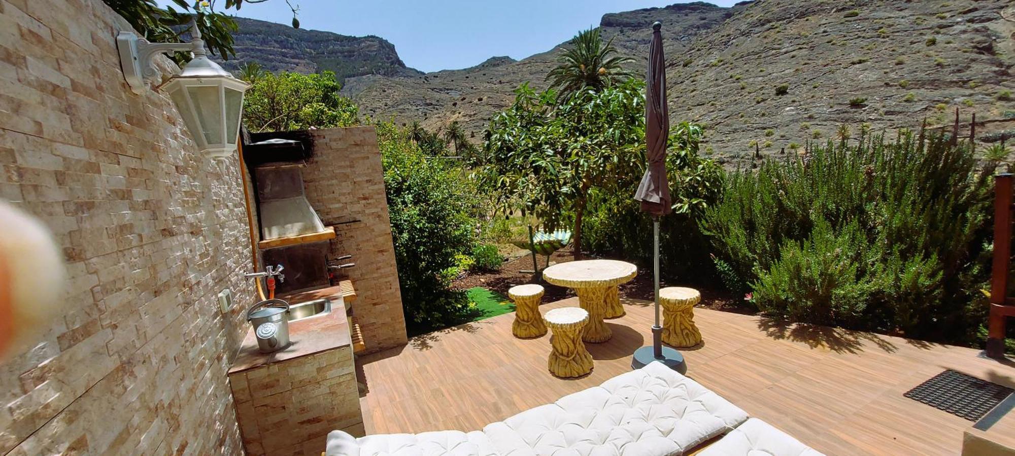Cabana Los Palmeros, Vista Al Mar Y La Montana Alojera ภายนอก รูปภาพ