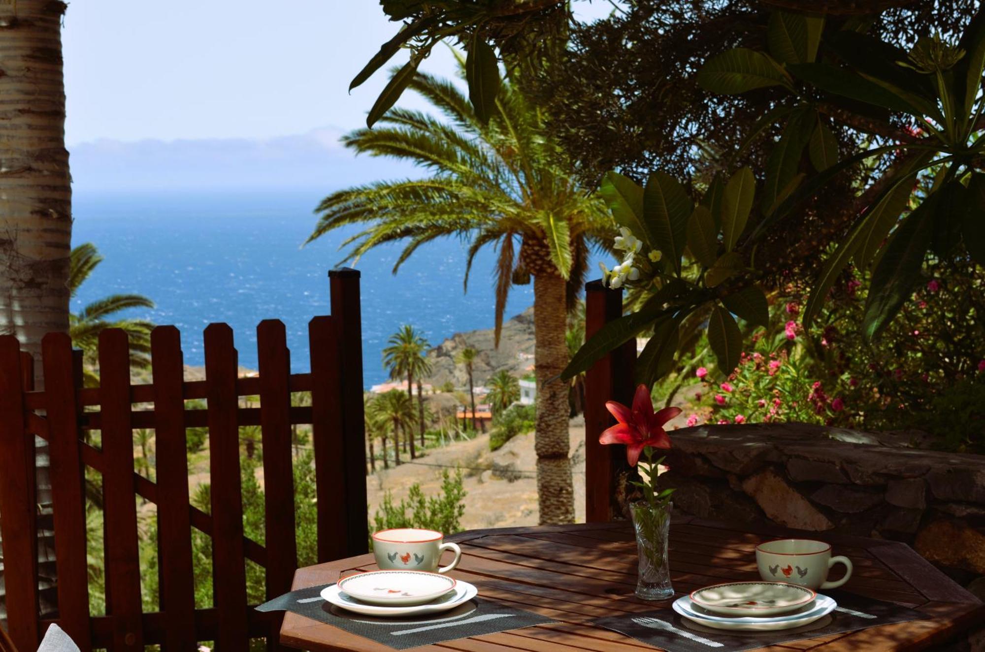 Cabana Los Palmeros, Vista Al Mar Y La Montana Alojera ภายนอก รูปภาพ
