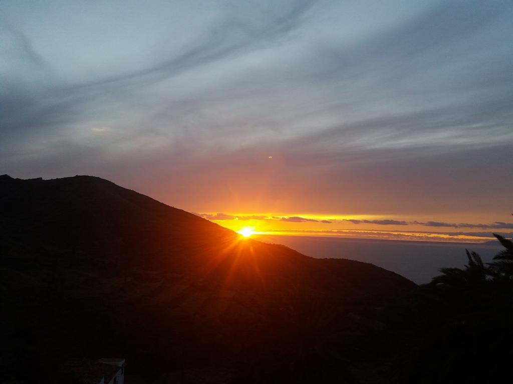 Cabana Los Palmeros, Vista Al Mar Y La Montana Alojera ภายนอก รูปภาพ
